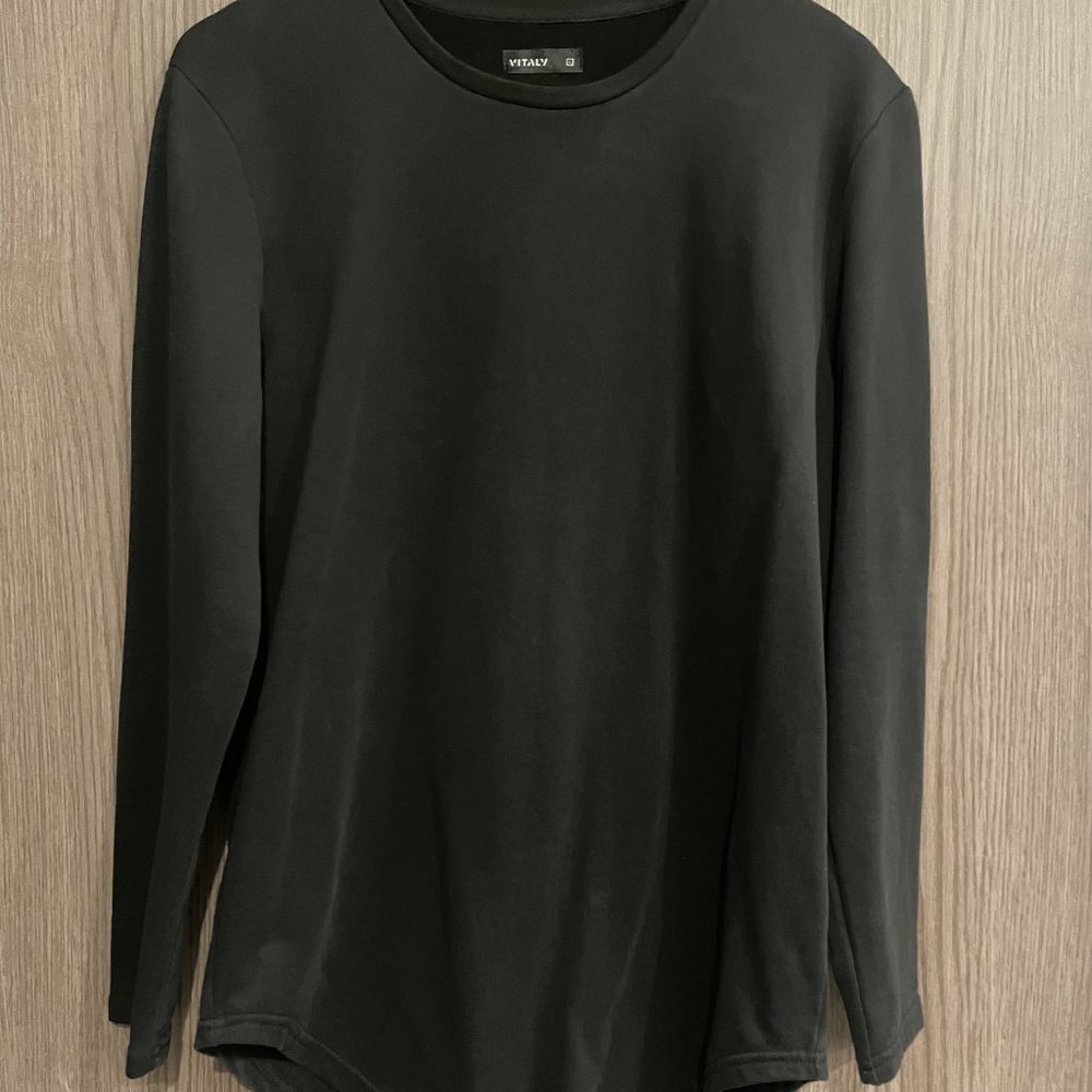 Vitaly - Black Crew Neck - XL
